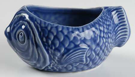 Fish Blue 6" All Purpose Bowl