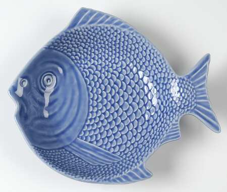 Fish Blue Salad Plate