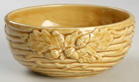 Oak Leaf Gold Coupe Cereal Bowl