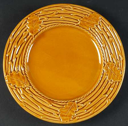 Oak Leaf Gold Salad Plate