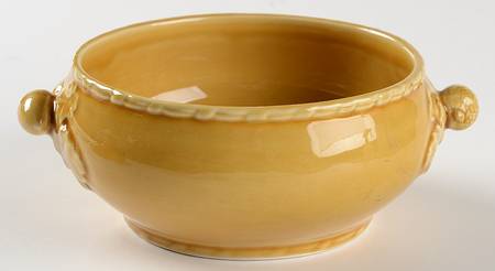Oak Leaf Gold Individual Casserole No Lid