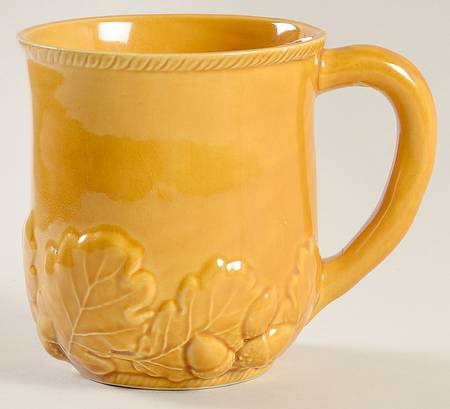 Oak Leaf Gold Mug