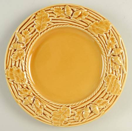 Oak Leaf Gold Salad Plate