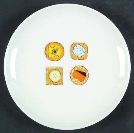 Gourmet Wine and Cheese Individual Cheese Plate
