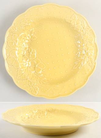 Ingrid Yellow Large Rim Soup Bowl
