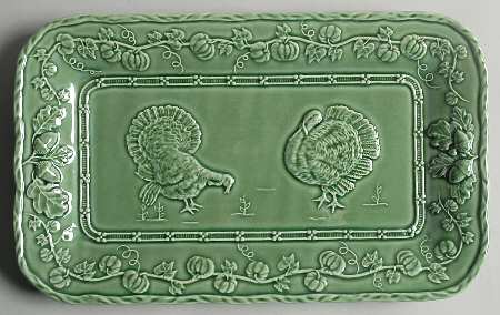 Turkey Green 13" Rectangular Serving Platter