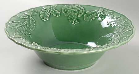 Turkey Green 10" Large Salad Serving Bowl