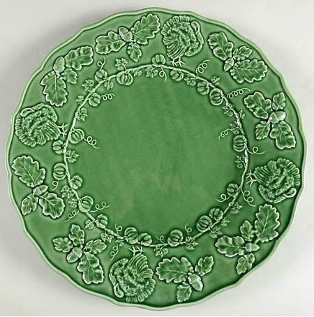 Turkey Green Service Plate (Charger)
