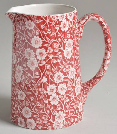 Calico Red Medium Tankard Jug