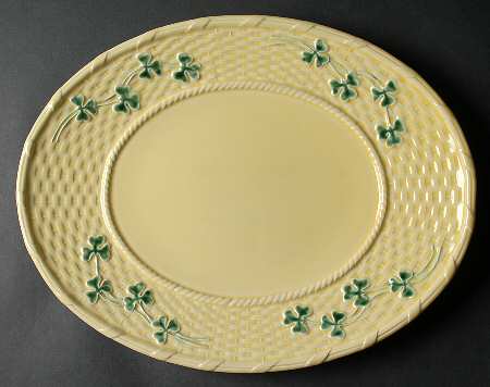 Shamrock 15" Oval Serving Platter