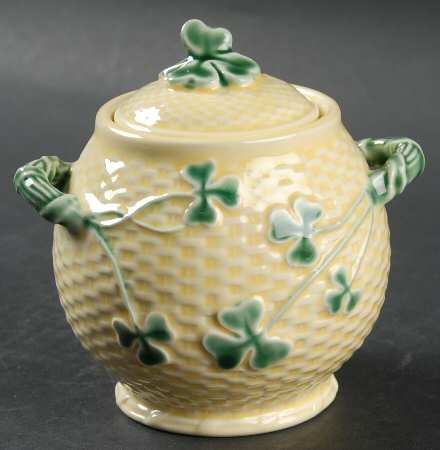 Shamrock Sugar Bowl & Lid