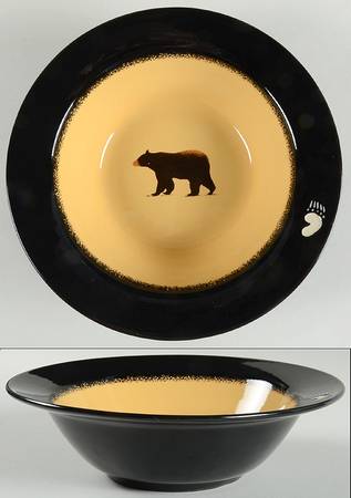 Brushwerks Bear 11" Round Serving Bowl