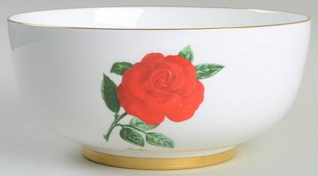 AT&T Rose, The 8" Round Vegetable Bowl