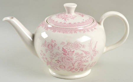 Asiatic Pheasants Pink Teapot & Lid