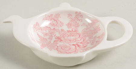 Asiatic Pheasants Pink Tea Bag Holder