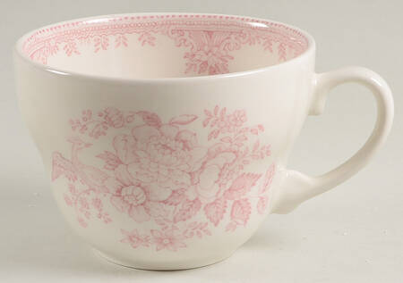 Asiatic Pheasants Pink Breakfast Cup