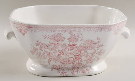 Asiatic Pheasants Pink Rectangular Tureen No Lid