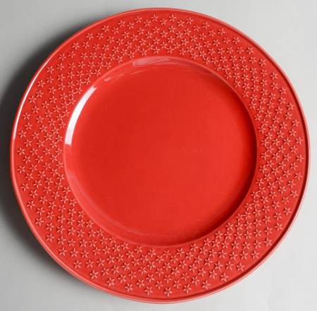 Mini Stars Red Service Plate (Charger)