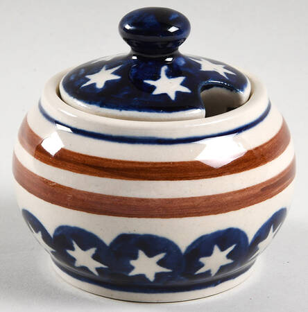 Americana Sugar Bowl & Lid