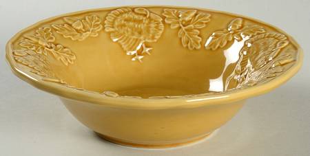 Turkey Yellow Soup/Cereal Bowl