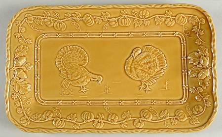 Turkey Yellow 13" Rectangular Serving Platter