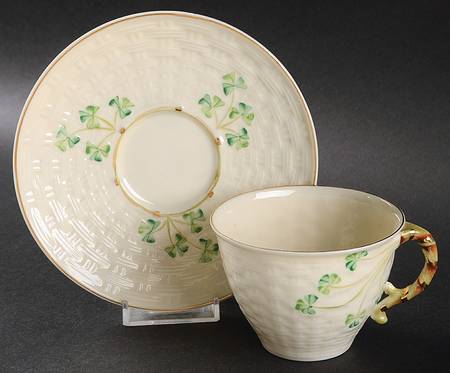 Shamrock (Gold Accent) by Belleek Pottery (Ireland)