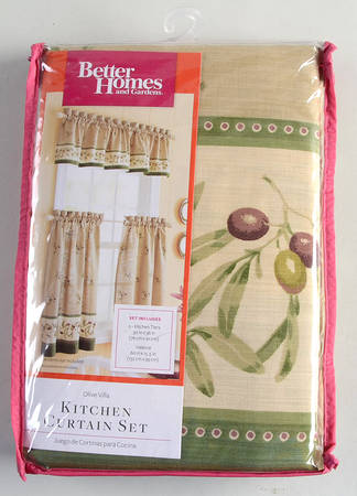 Olive Villa 60" X 15" Valance Curtain