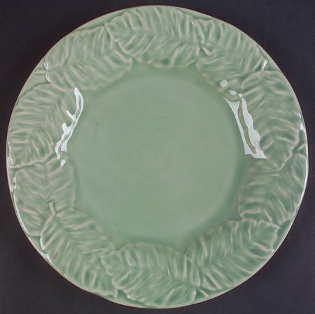 Leaf Service Celedon by Bordallo Pinheiro