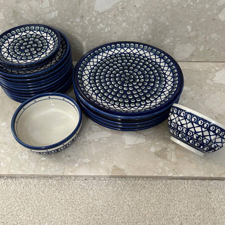 Lattice Peacock Dinner Plate
