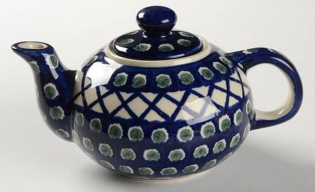 Lattice Peacock Small Teapot & Lid