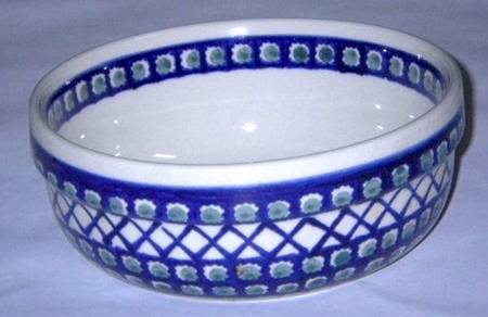 Lattice Peacock 8" Round Serving Bowl