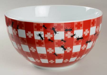 Thrill of the Grill (Ants) 9" Round Vegetable Bowl