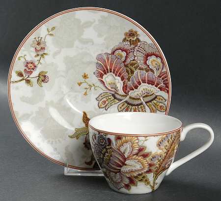 Opulence Flat Cup & Saucer Set