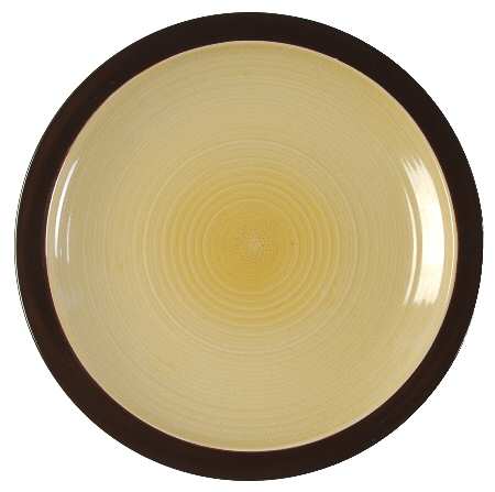Attic Heirlooms Brown Salad Plate