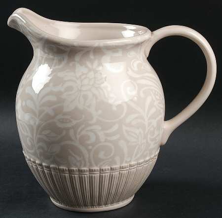 Estate Damask 64 Oz Pitcher
