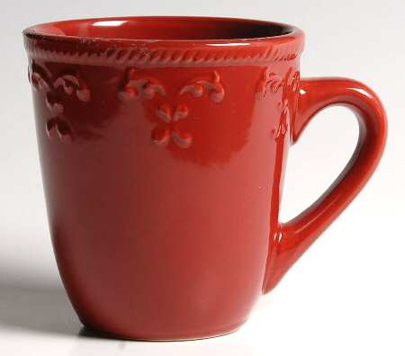 Red Scroll Mug