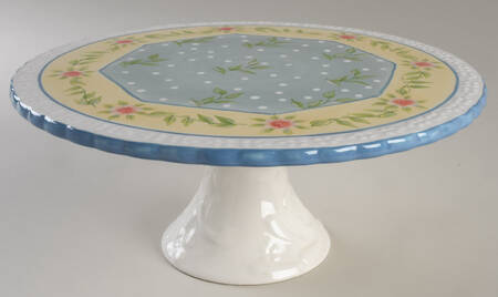 Country Inn Pedestal Cake Stand