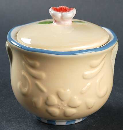 Country Inn Sugar Bowl & Lid