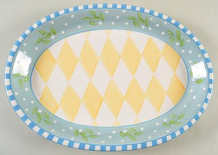 Country Inn 15" Oval Serving Platter