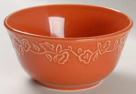 Summerdale Rose Dried Peach Soup/Cereal Bowl