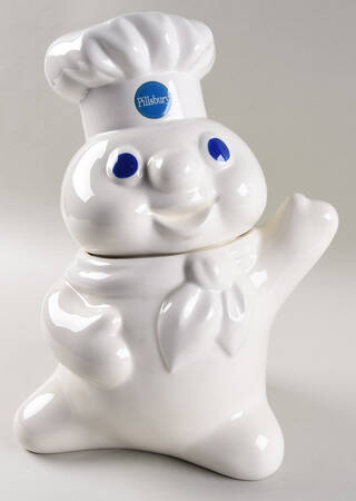 Pillsbury Doughboy Cookie Jar & Lid