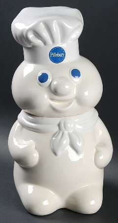 Pillsbury Doughboy Cookie Jar & Lid