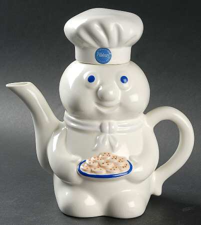 Pillsbury Doughboy Teapot & Lid
