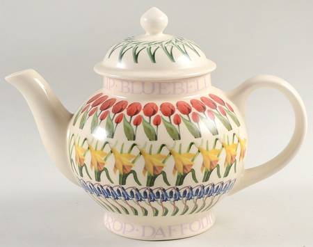 Flowers Teapot & Lid