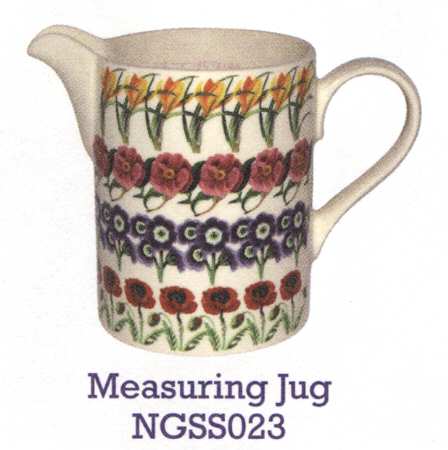 Flowers 40 Oz Measuring Jug