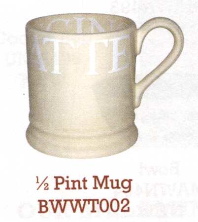 White Toast Mug
