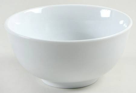 Everyday White (Porcelian) Fruit/Dessert (Sauce) Bowl