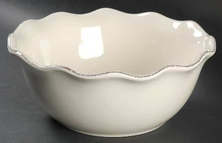 Harvest Cream Mist 10" Round Serving Bowl