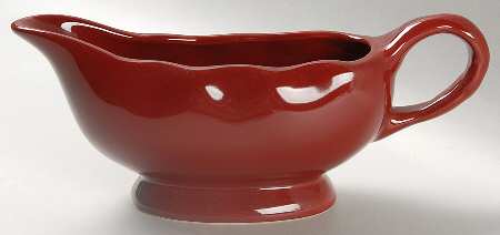 Harvest Red Garnet Gravy Boat