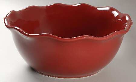 Harvest Red Garnet 10" Round Serving Bowl
